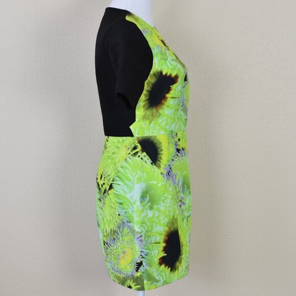 Tibi Athena Colorblock Abstract Floral Dress 4 - Picture 6 of 8